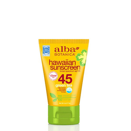 Hawajski krem przeciwsłoneczny SPF45 z zieloną herbatą Alba Botanica 