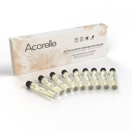 Acorelle Zestaw 9szt. certyfikowanych perfum 9x2ml BIO