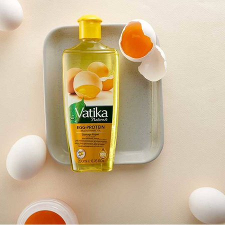 Vatika Naturals Olejek do Włosów z Proteinami Jaja i Multivitaminami, ważność: 30.04.2025