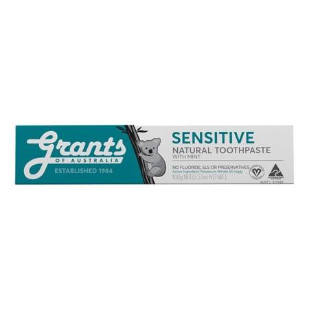 Kojąca, naturalna pasta do zębów wrażliwych Grants of Australia- bez fluoru
